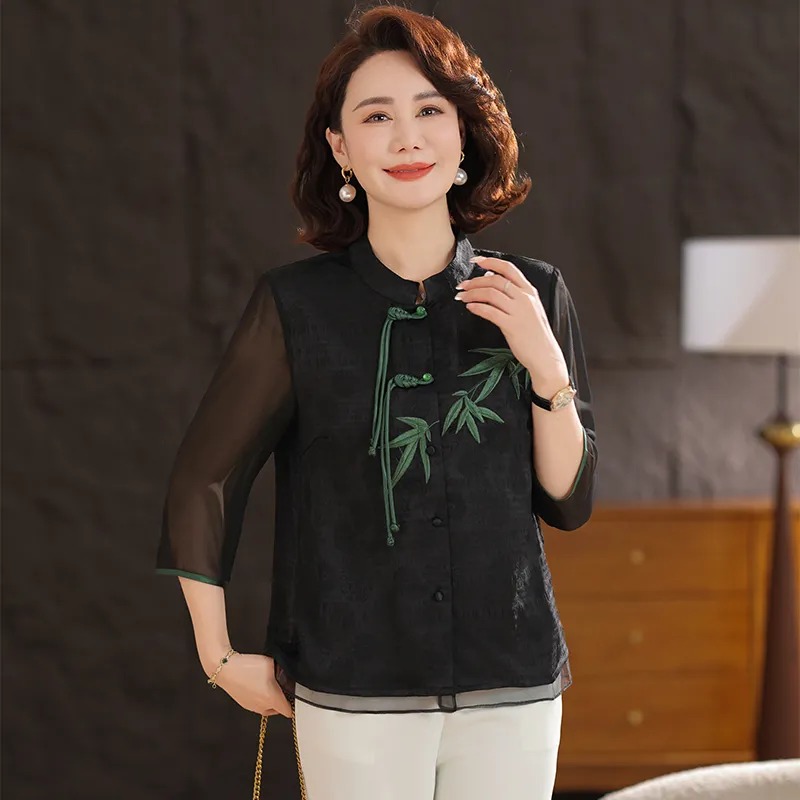 Women's Cream White Chinese St - Embroidery Cream 评论和价格