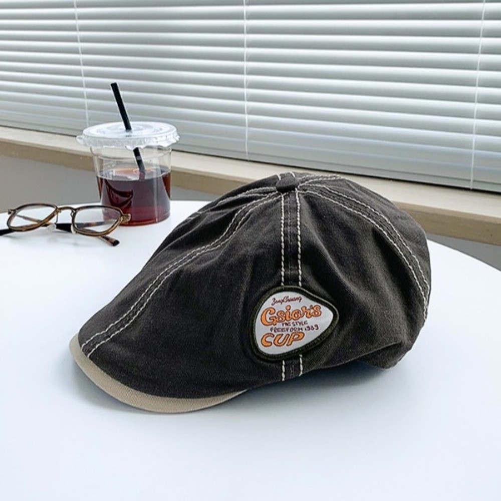 Casual Vintage Newsboy Flat Ca - Embroidery Artist 评论和价格