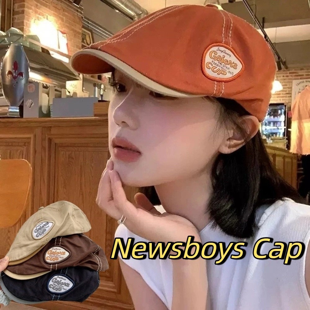 Casual Vintage Newsboy Flat Ca - Embroidery Artist 评论和价格