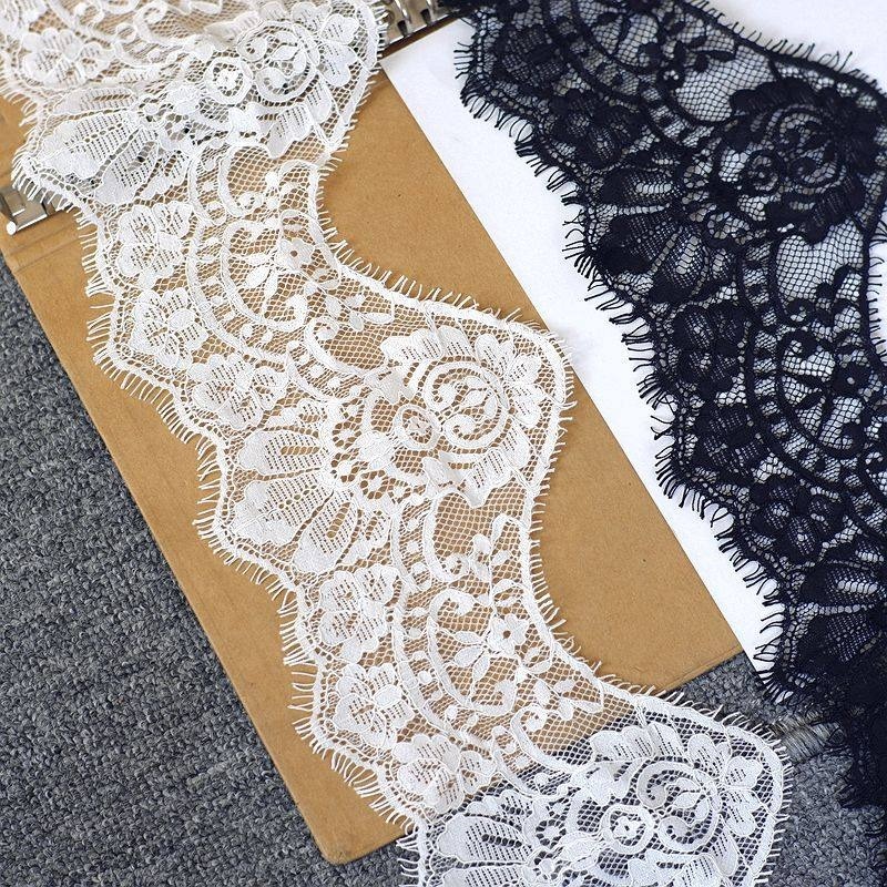 15CM Wide, New Wave Edge Bone  - Embroidery Veil 评论和价格