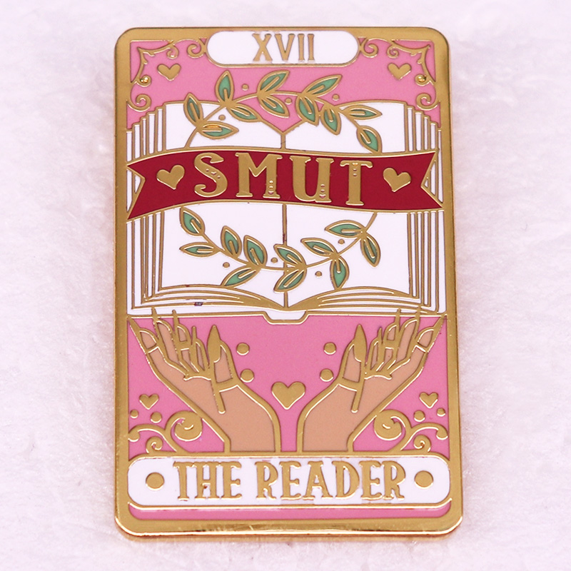 SMUT The Reader Book Enamel Pi - Embroidery Wallet 评论和价格