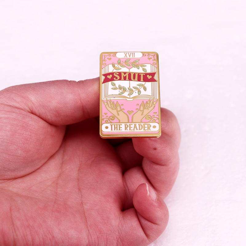 SMUT The Reader Book Enamel Pi - Embroidery Wallet 评论和价格