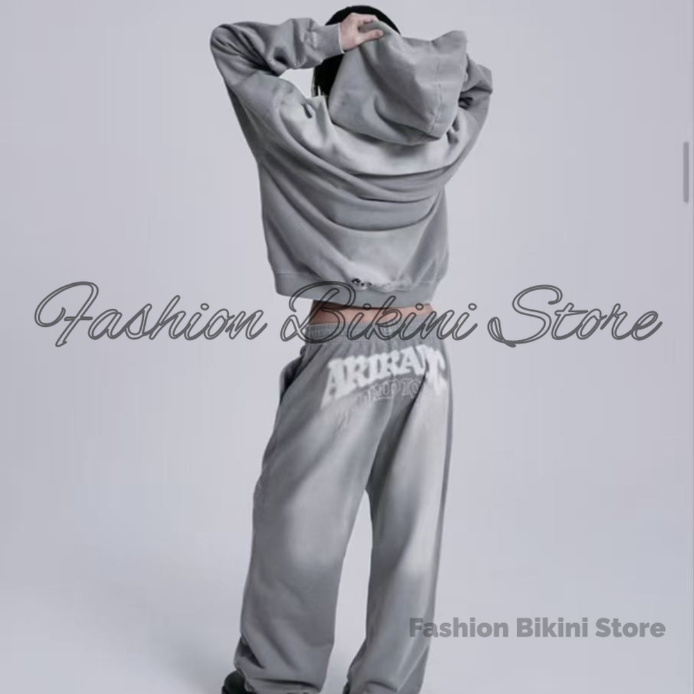NEW Washed Grey Retro Hoodie 3 - Embroidery Class 评论和价格