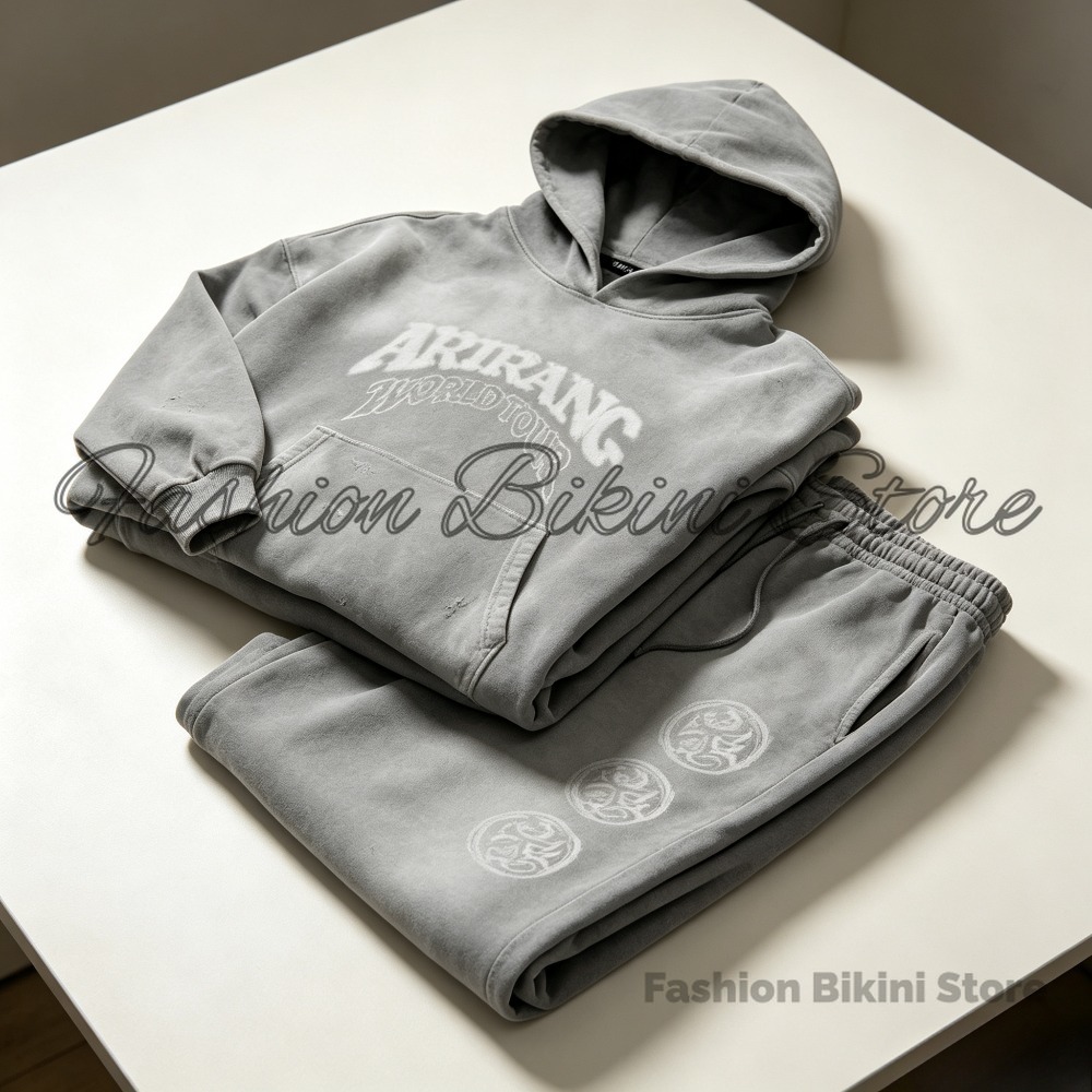 NEW Washed Grey Retro Hoodie 3 - Embroidery Class 评论和价格