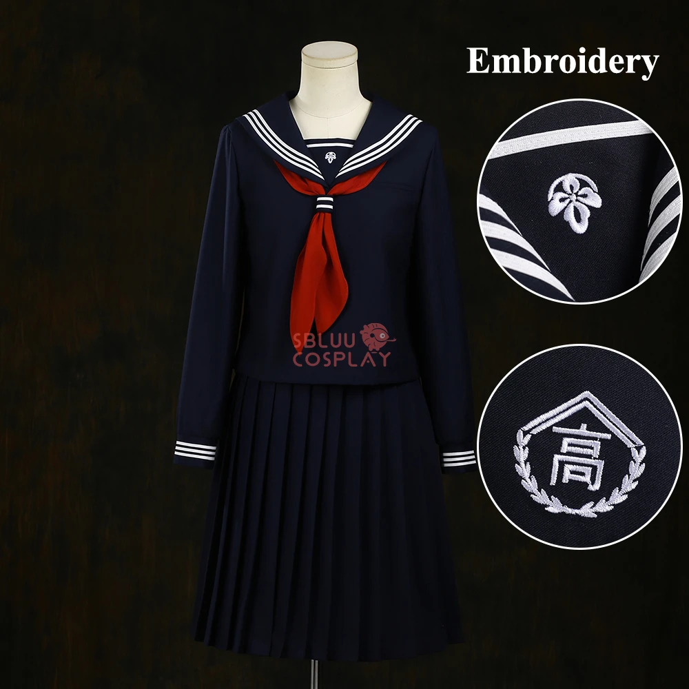 SBluuCosplay Shimizu Hinako Co - Embroidery Outfit 评论和价格