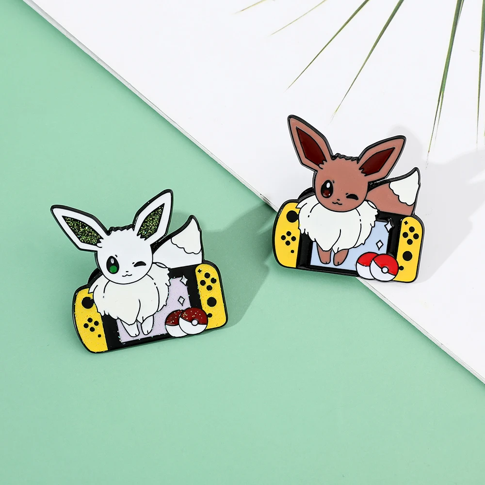 2 Pcs Anime Elf Cartoon Brooch - Embroidery Outfit 评论和价格