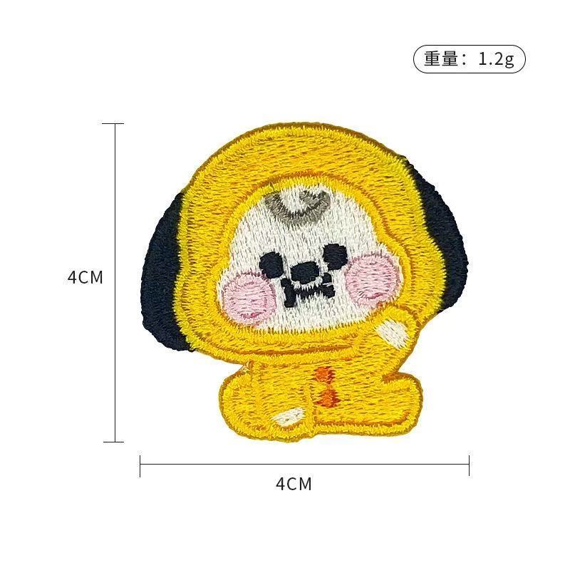 BT21 cartoon cute embroidered  - Embroidery Patches 评论和价格