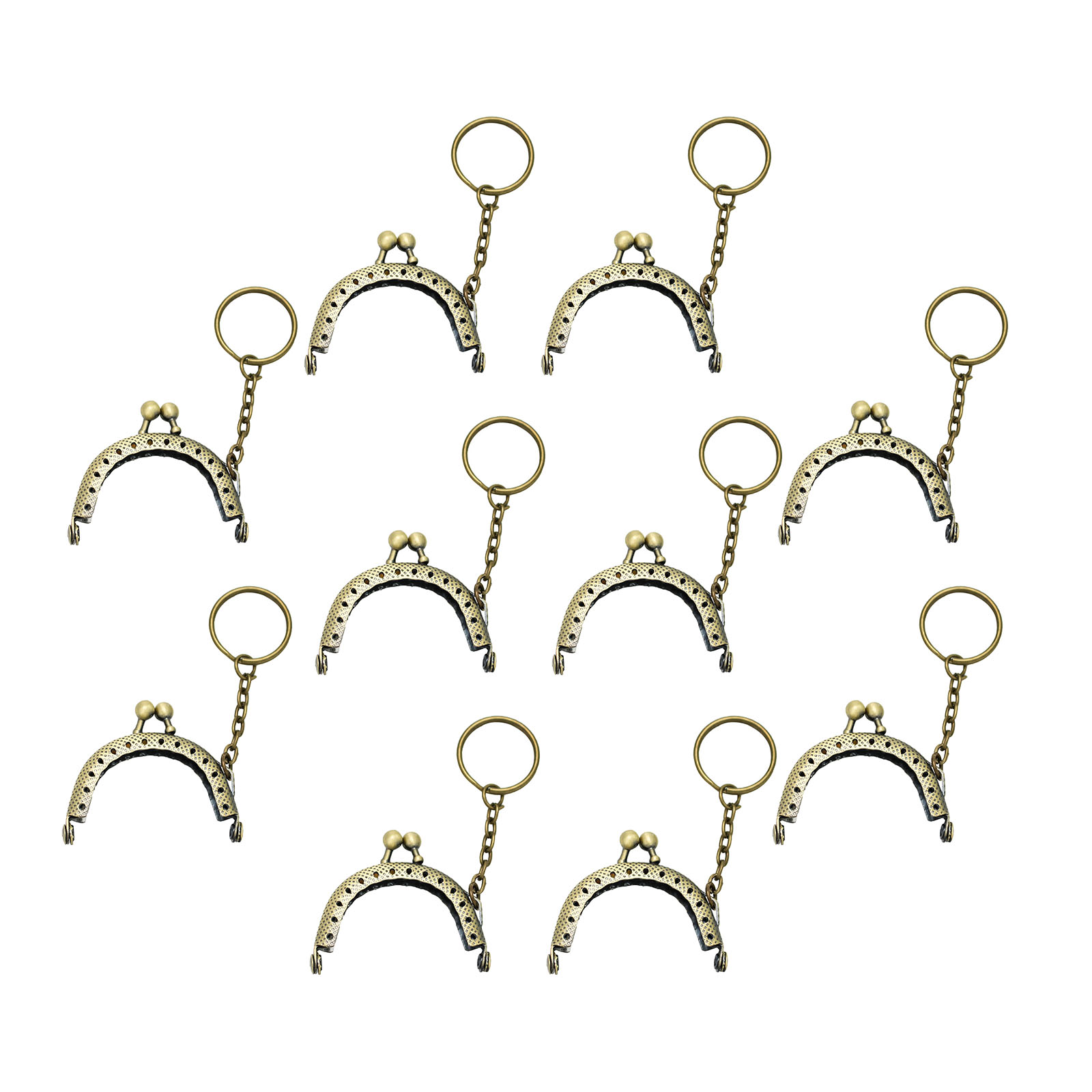 10 Pieces Bag Kiss Clasp Lock  - Embroidery Wallet 评论和价格