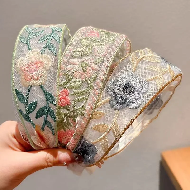 1/3pcs Elegant Chiffon Embroid - Embroidery Hoop 评论和价格