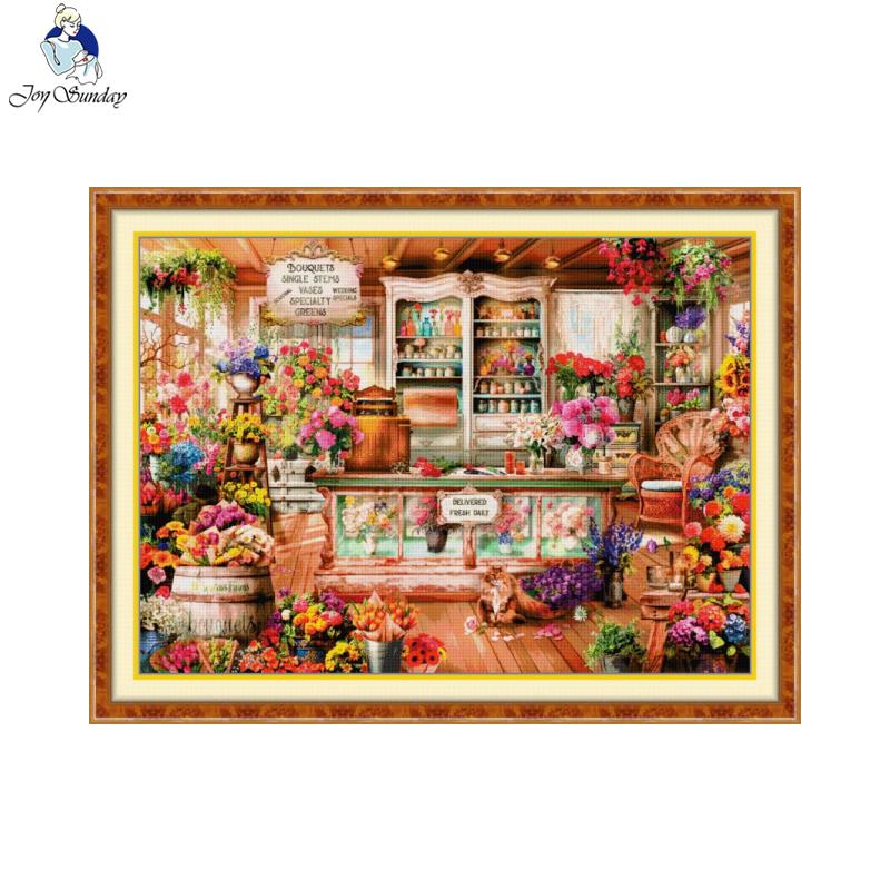 Joy Sunday Flower Shop Pattern - Embroidery X Pattern 评论和价格