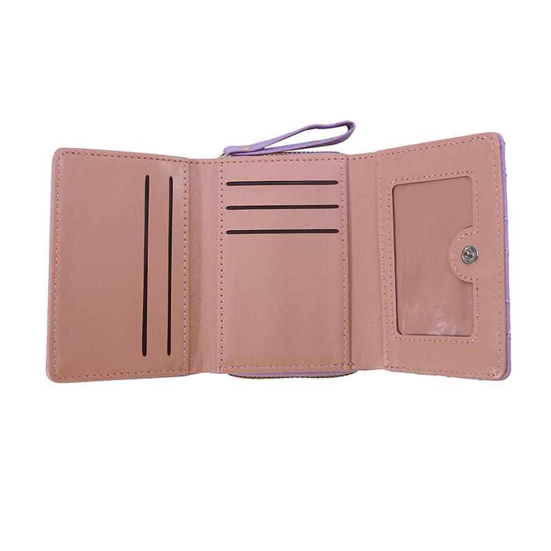 PU Leather Tri-Fold Wallet for - Embroidery Wallet 评论和价格