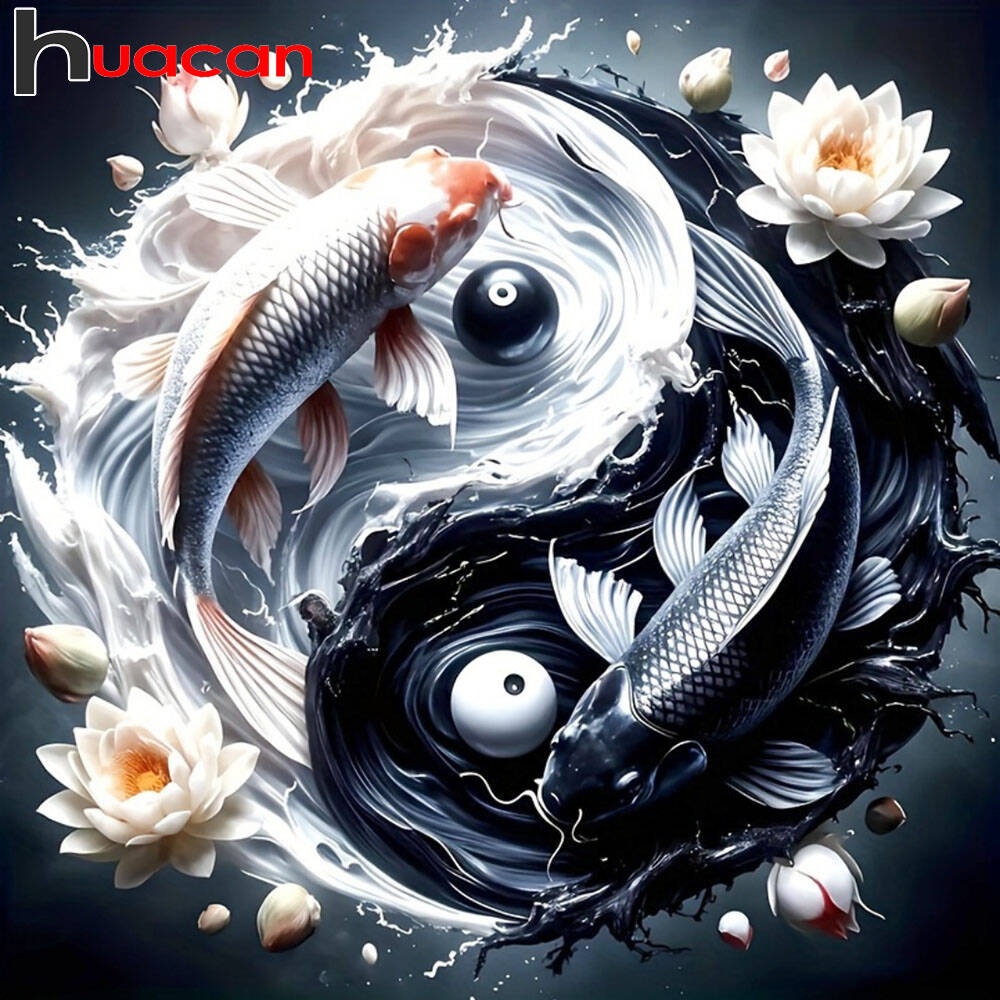 Huacan New Diamond Painting Fi - Embroidery Fish 评论和价格