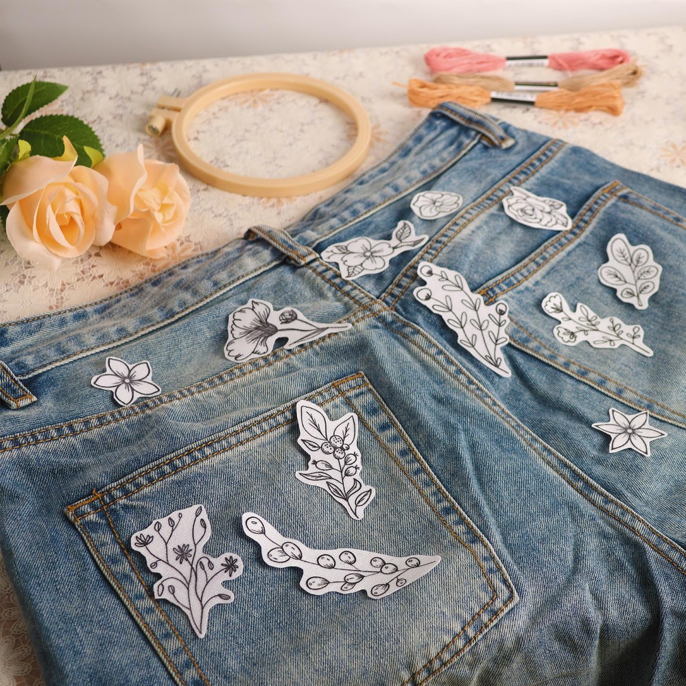 Water Soluble Flower Embroider - Embroidery Daisy Flower 评论和价格
