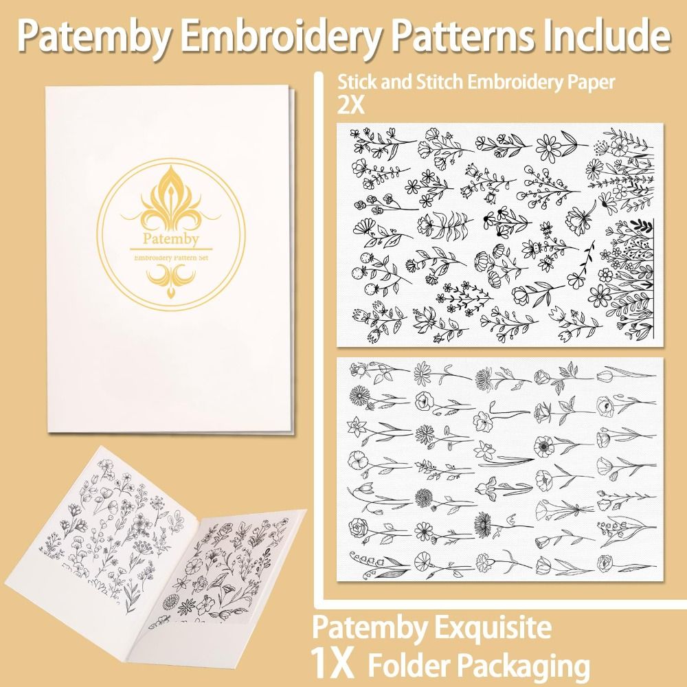 Water Soluble Flower Embroider - Embroidery Daisy Flower 评论和价格
