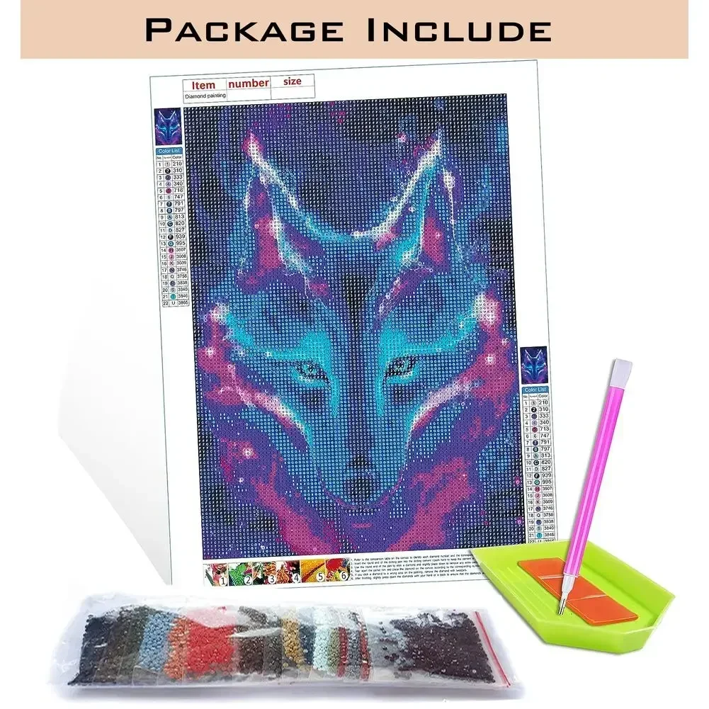 1pc frameless Cross Stitch Dia - Embroidery X Pattern 评论和价格