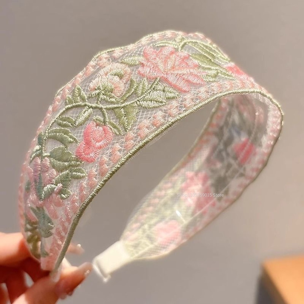 Spring Lace Embroidery Floral  - Embroidery Hoop 评论和价格