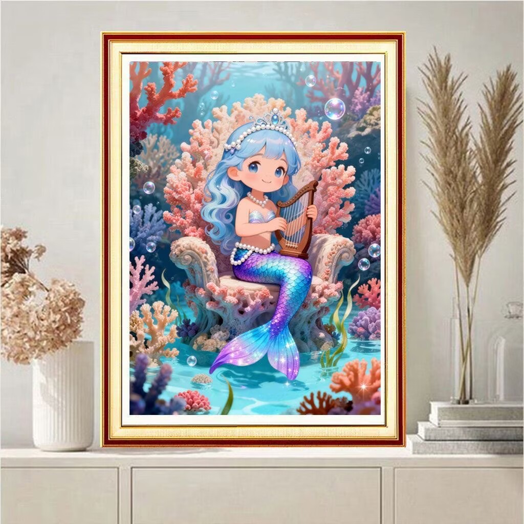 9CT 11CT Fish Girl Embroidery  - Embroidery Fish 评论和价格