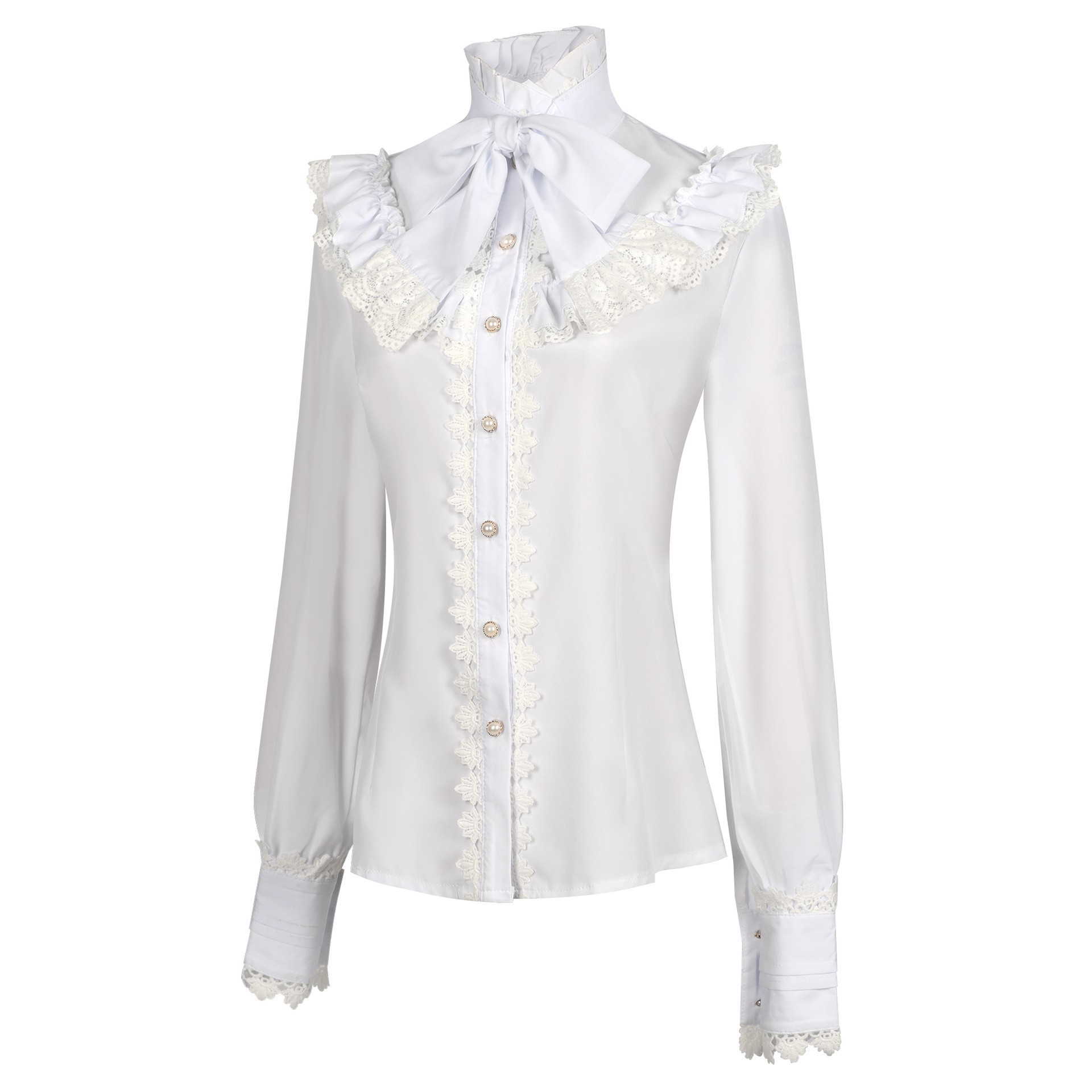 New Arrival Women's Victorian  - Embroidery Blouse 评论和价格