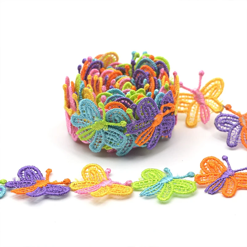 15yards Colorful Daisy Flower  - Embroidery Daisy Flower 评论和价格