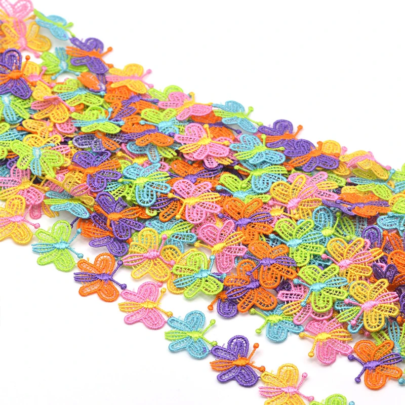 15yards Colorful Daisy Flower  - Embroidery Daisy Flower 评论和价格