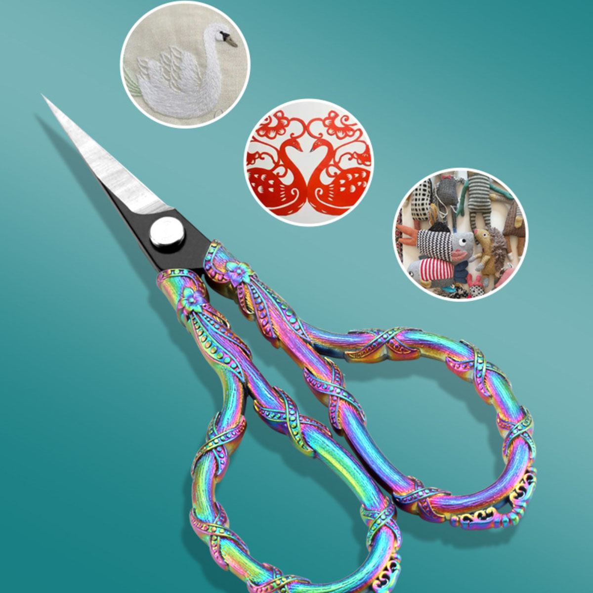 New Vine Vintage Scissors Tail - Embroidery Scissors Small 评论和价格