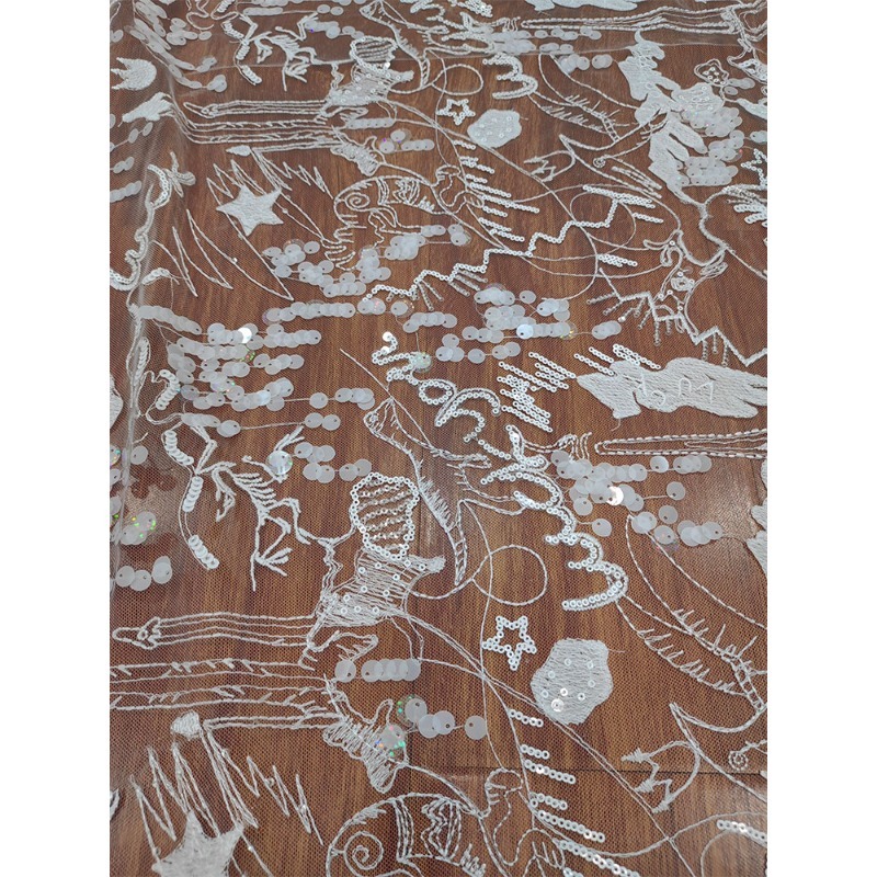 New Exquisite and Soft Decal L - Embroidery Veil 评论和价格