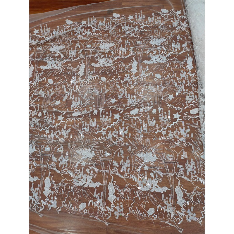 New Exquisite and Soft Decal L - Embroidery Veil 评论和价格