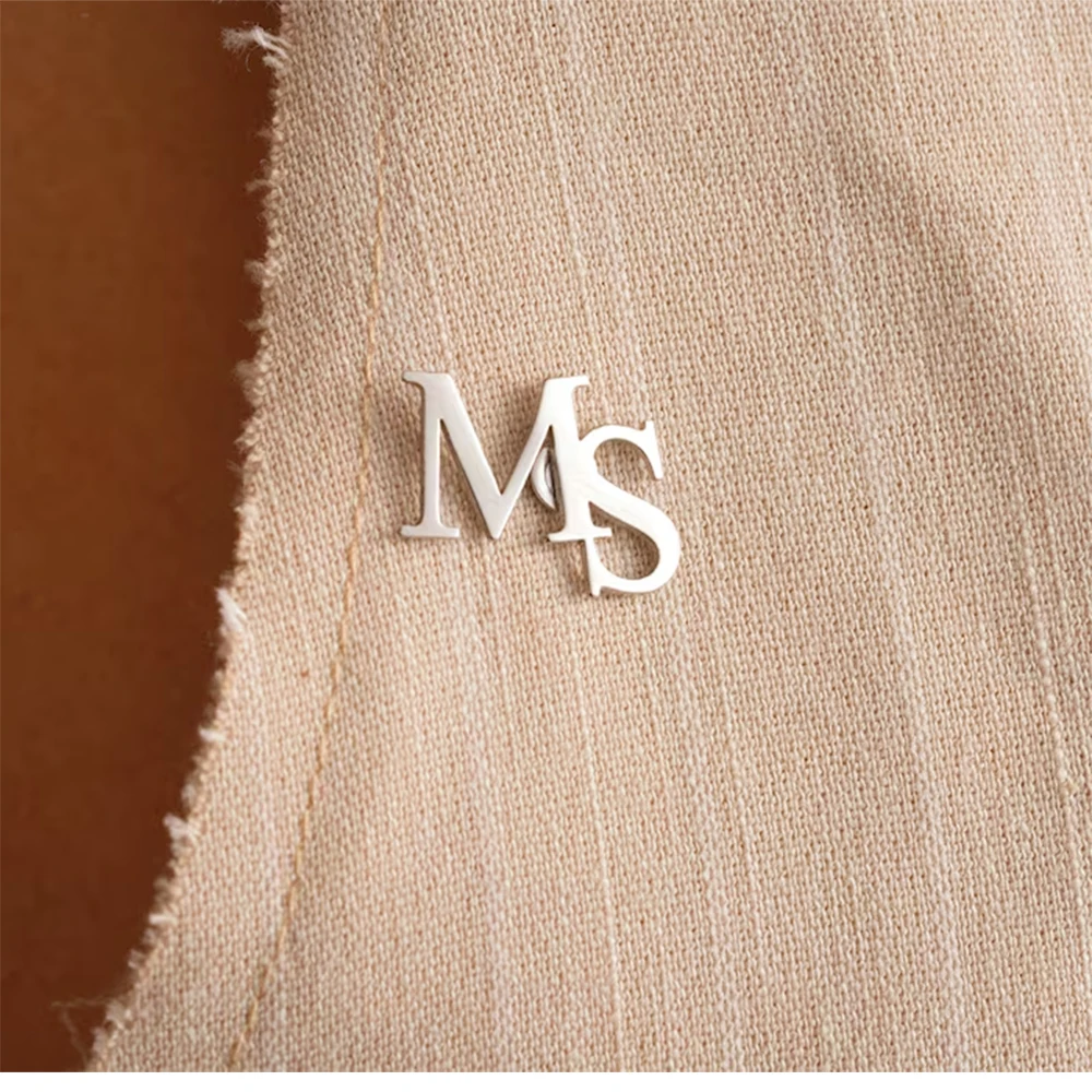 Custom Initial Brooches for Wo - Embroidery Initials 评论和价格