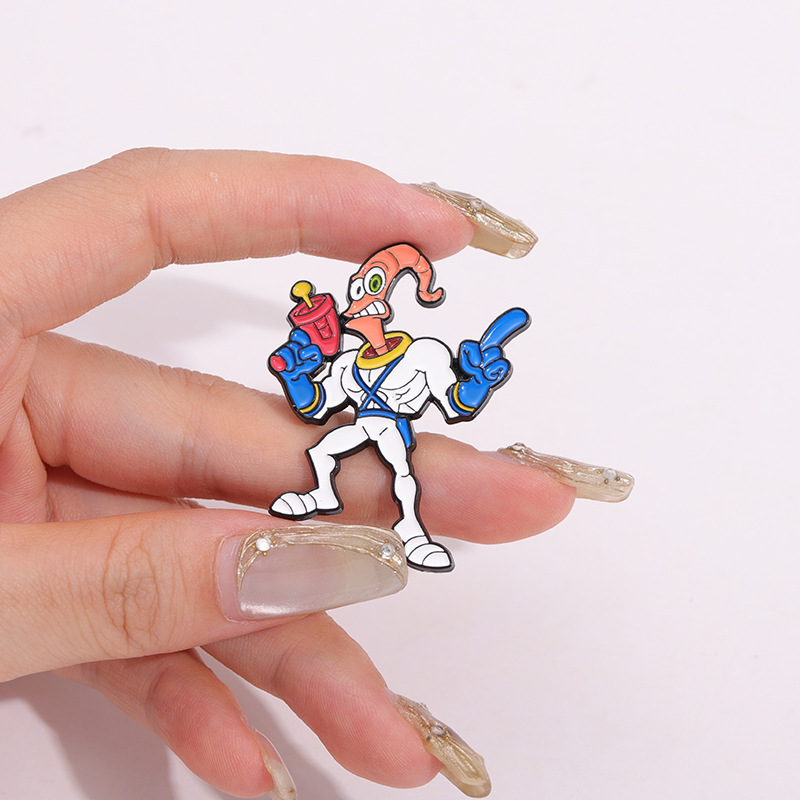 Cartoon Brooch English Letters - Embroidery Initials 评论和价格